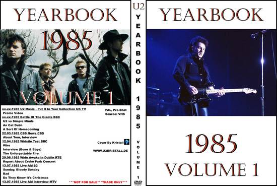 U2gigs.com cover » Video » DVD » 1984-1985 - The Unforgettable